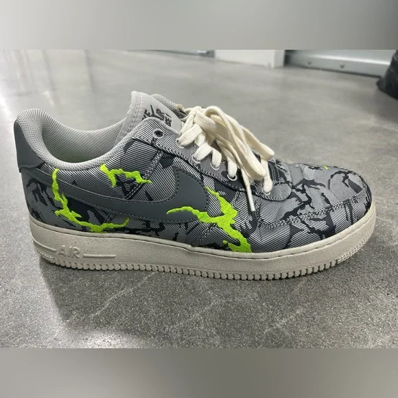 Nike Shoes Air Force Lx Grey Camo Mens Size 115 Poshmark
